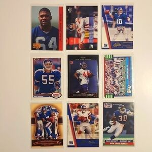 NEW York Giants 54 NFL Trading Cards